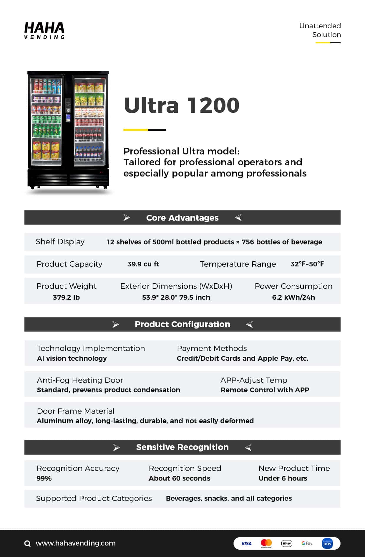 HAHA Ultra 1200 Large Capacity Smart Vending Machine - Image 5
