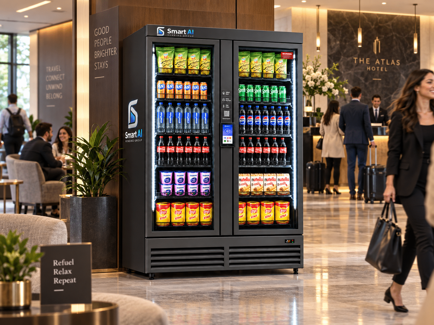 HAHA Ultra 1200 Large Capacity Smart Vending Machine - Image 4