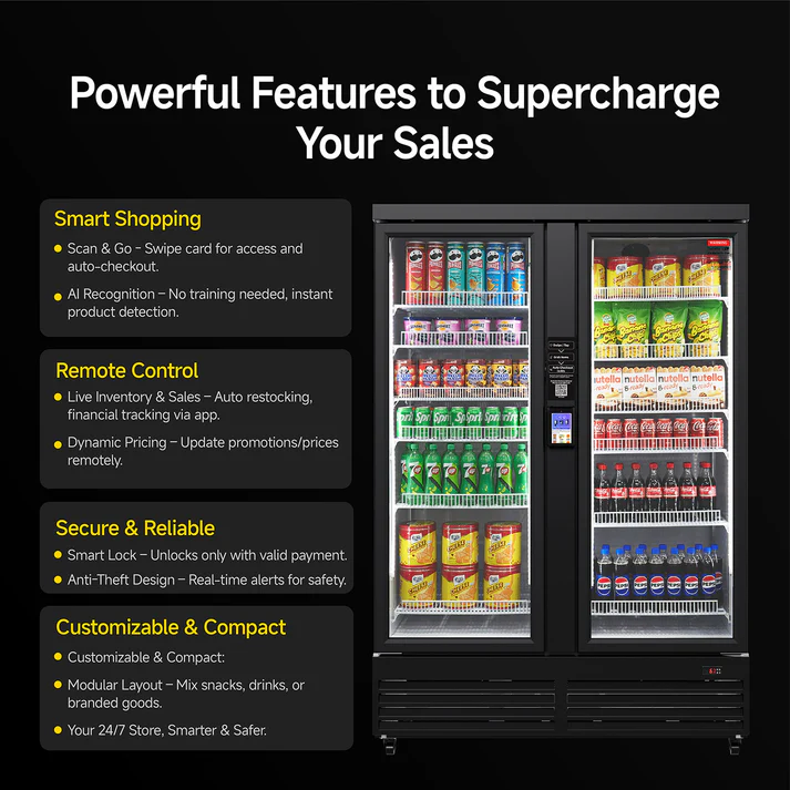 Ultra 1200 Large Capacity Smart Vending Machine - Image 5