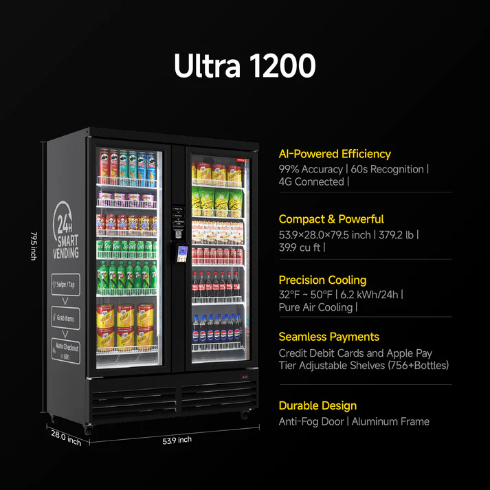 Ultra 1200 Large Capacity Smart Vending Machine - Image 4