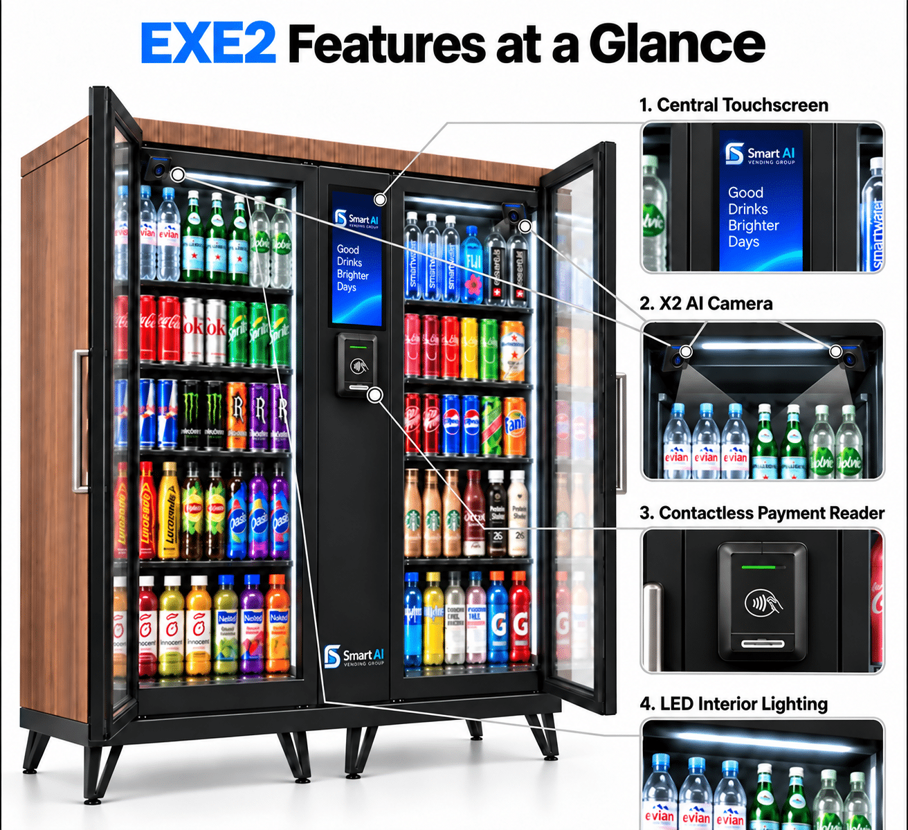 SandStar EXE2 Dual-Climate AI Retail Kiosk - Image 2