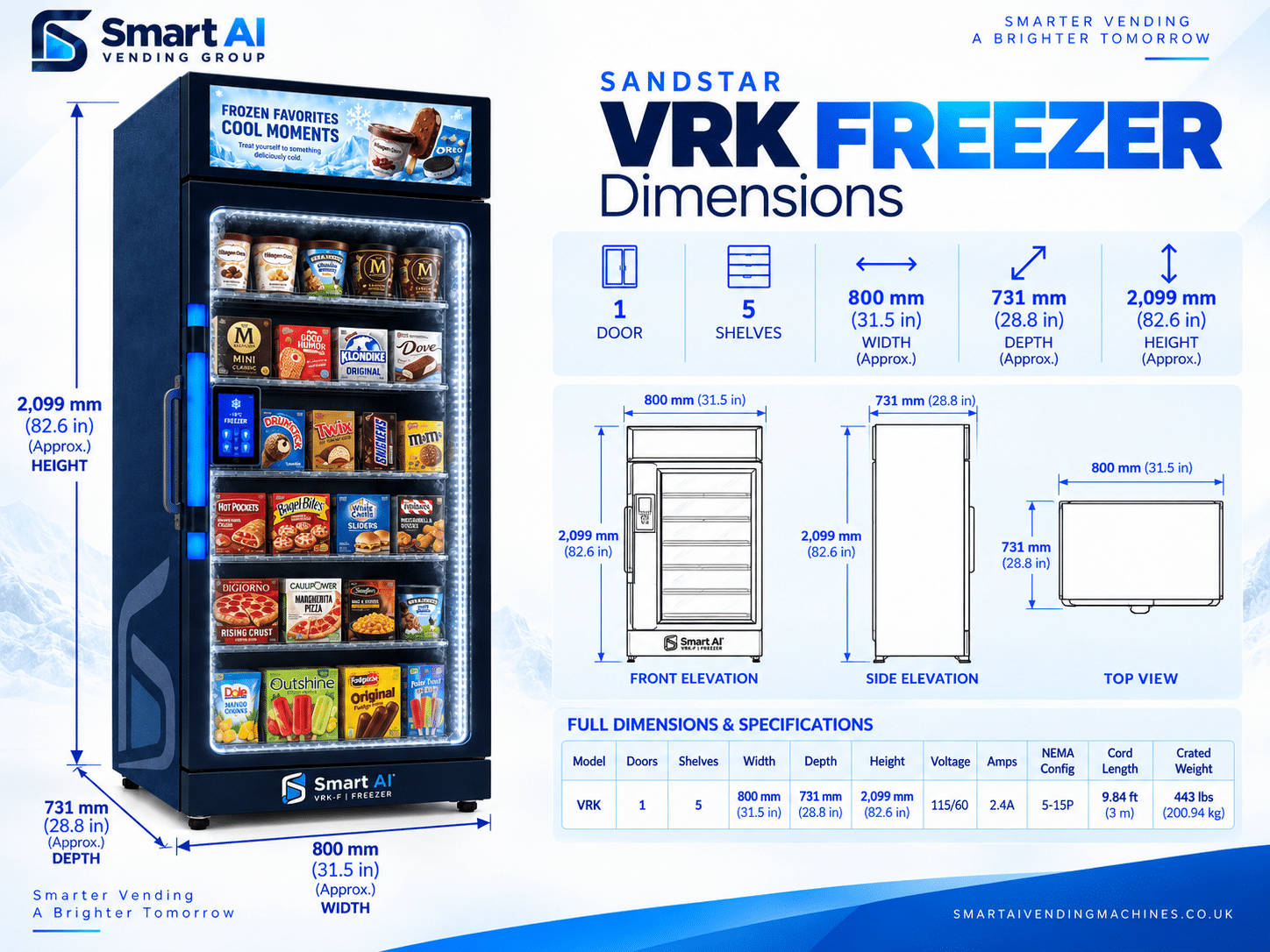 SandStar VRK Freezer AI Retail Kiosk - Image 3